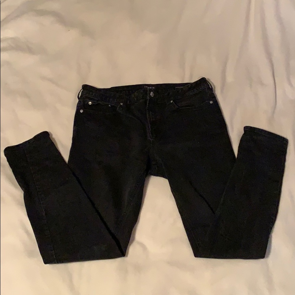 PacSun Skinny Ripped Black Jeans